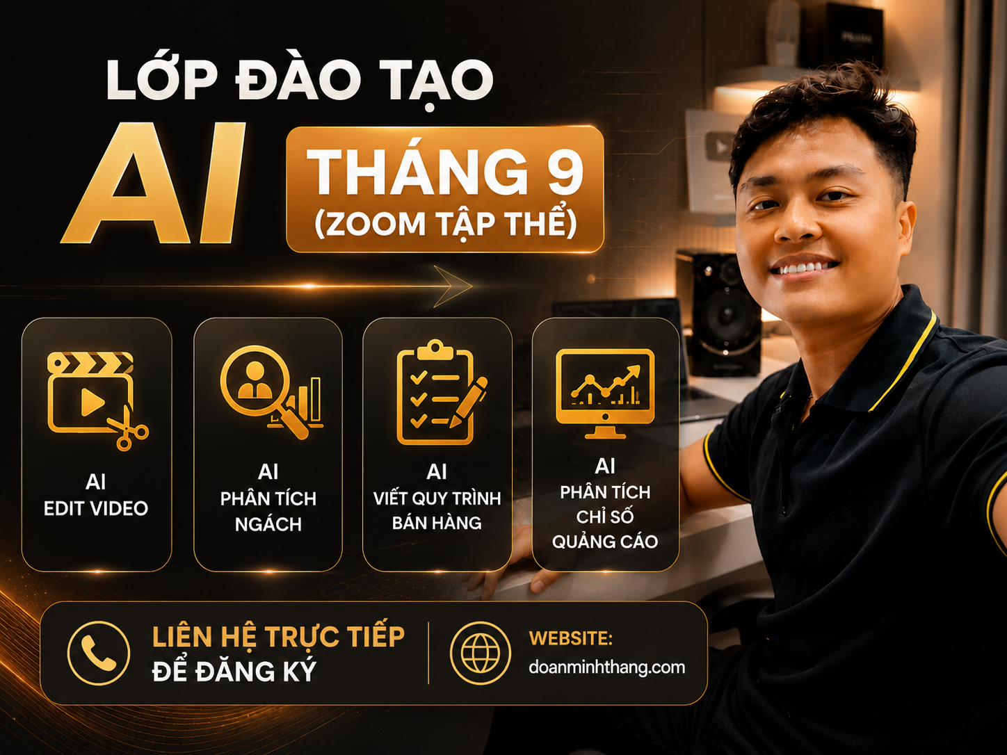 Lớp Đào Tạo AI Tháng 9 - Zoom Tập Thể